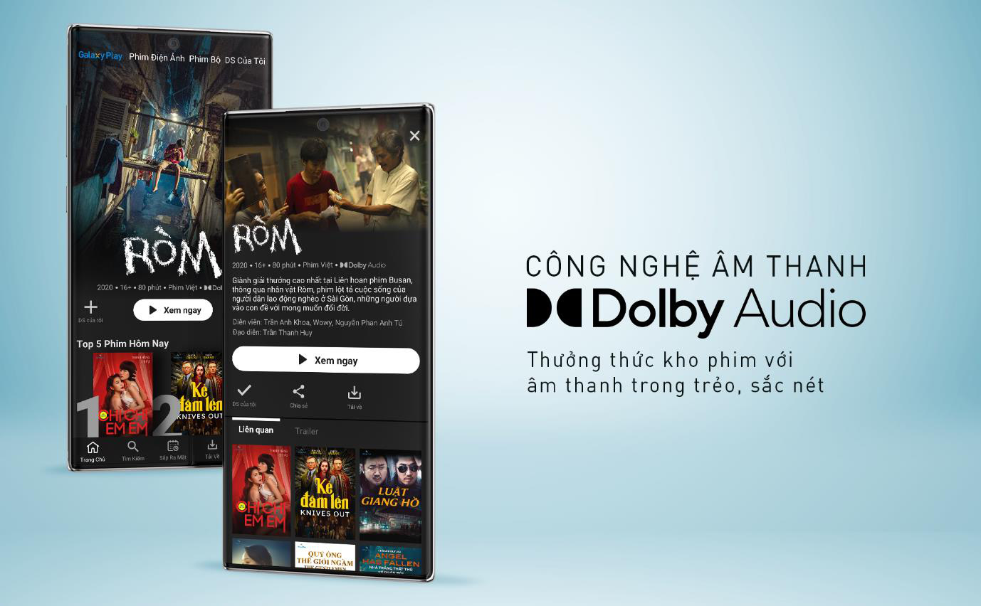 Galaxy Play giới thiệu kho phim với chuẩn Dolby Audio đến người xem trên Android - Ảnh 1.