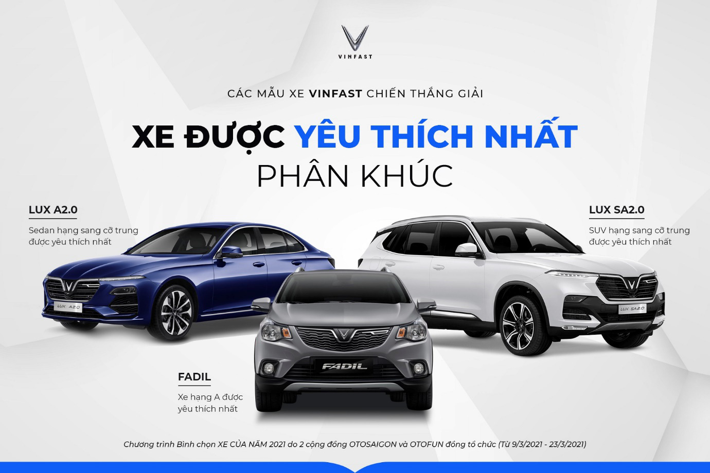 VinFast khẳng định sức hút qua giải thưởng “Xe của năm 2021” - Ảnh 1.