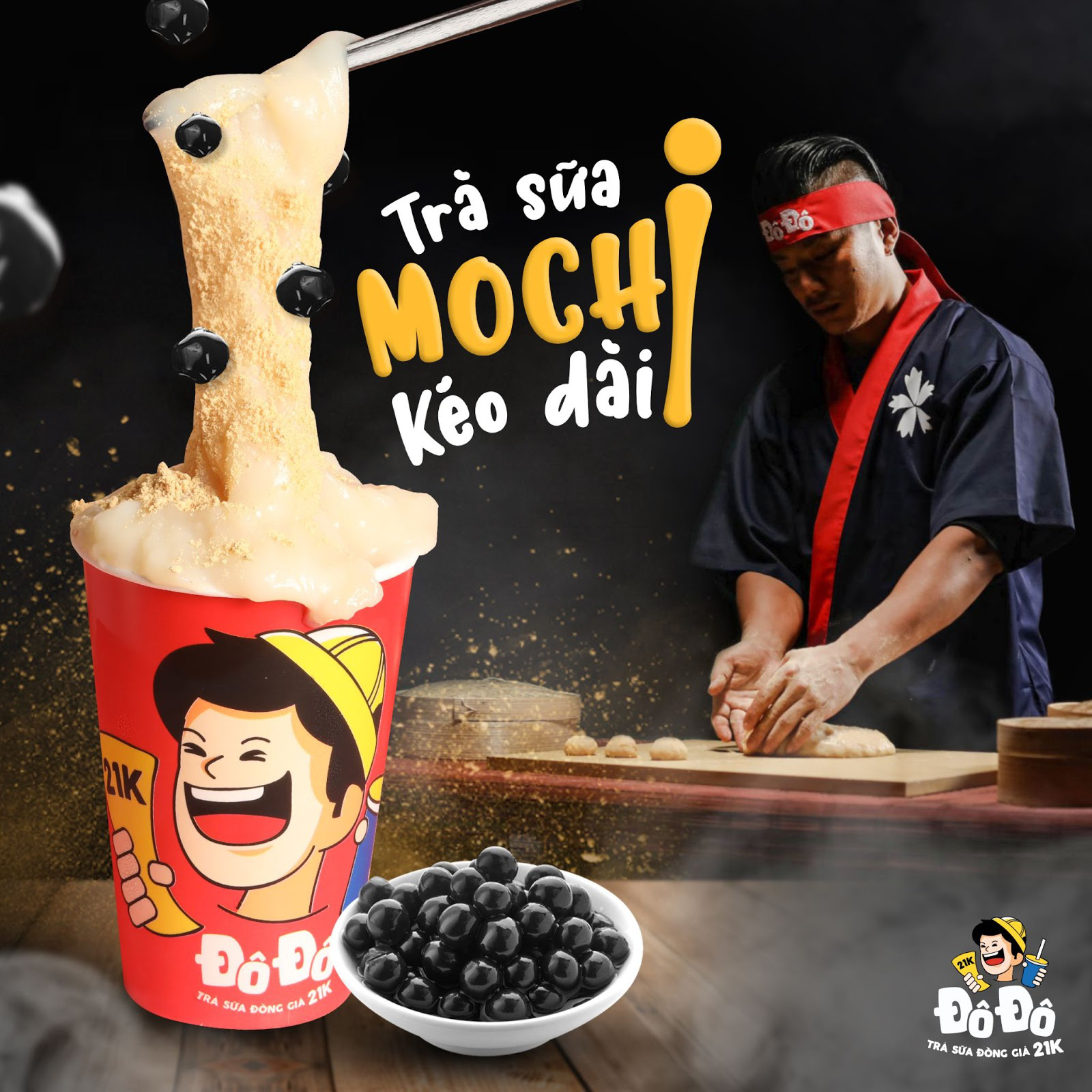 Ăn b&aacute;nh mochi uống tr&agrave; l&agrave; xưa rồi, giờ phải uống tr&agrave; sữa mochi k&eacute;o d&agrave;i mới đ&uacute;ng trend nh&eacute;! - Ảnh 4.