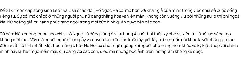 Hồ Ngọc Hà “Lần đầu tôi kể”: Rồi một ngày Hà nói về chuyện làm mẹ - Ảnh 1.