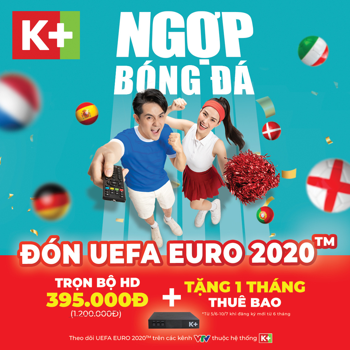 Học tập Đông Nhi, Trang Lou tiếp sức cho chồng “cháy” cùng UEFA Euro 2020™ trên K+ - Ảnh 9. Học tập Đông Nhi, Trang Lou tiếp sức cho chồng “cháy” cùng UEFA Euro 2020™ trên K+ - Ảnh 9.