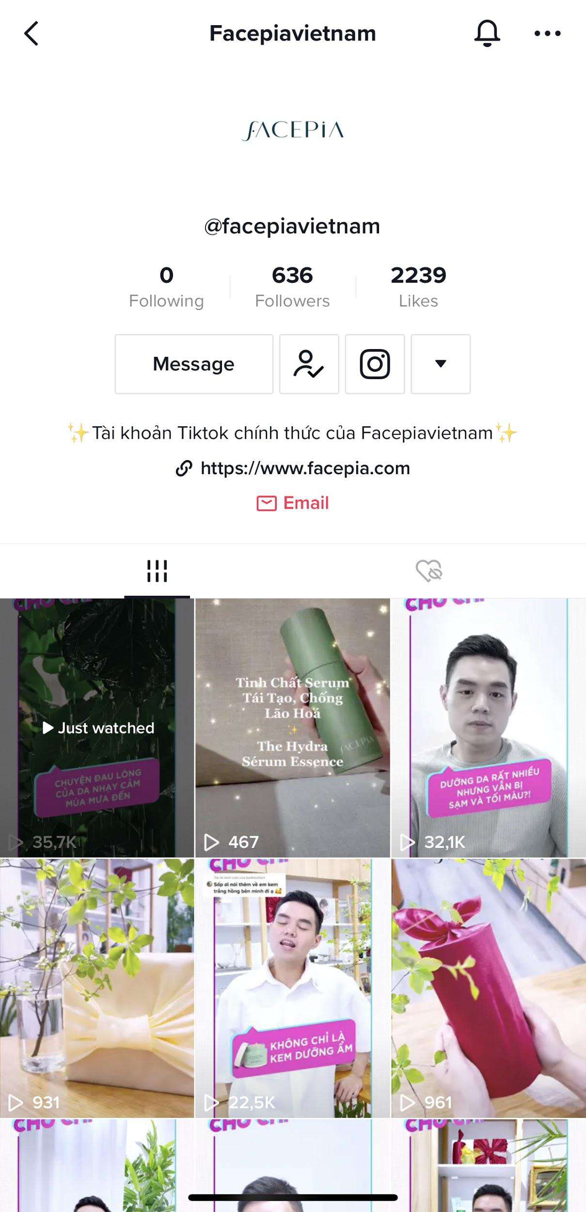 FACEPIA Vietnam chọn một lối đi khác biệt trên nền tảng TikTok - Ảnh 2. FACEPIA Vietnam chọn một lối đi khác biệt trên nền tảng TikTok - Ảnh 2.