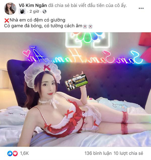 Đăng ảnh nóng bỏng vào group UFC - Siêu Sao Bóng Đá, cô nàng streamer ngã ngửa với phản ứng “khác đàn ông” của anh em game thủ - Ảnh 1.