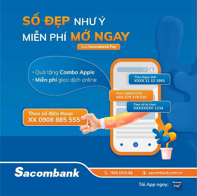Qua rồi cái thời tới tận ngân hàng, Gen Z bây giờ ở nhà đăng kí số đẹp chỉ trong 5 giây - Ảnh 1. Qua rồi cái thời tới tận ngân hàng, Gen Z bây giờ ở nhà đăng kí số đẹp chỉ trong 5 giây - Ảnh 1.