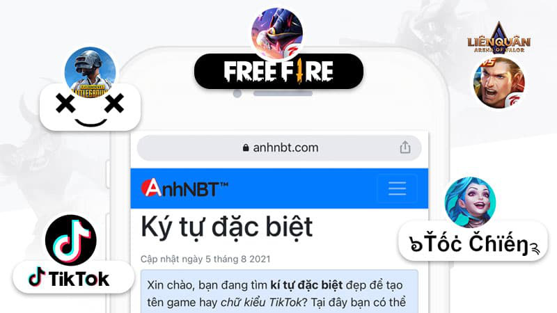 AnhNBT – người sáng tạo công cụ kí tự đặc biệt tại Việt Nam