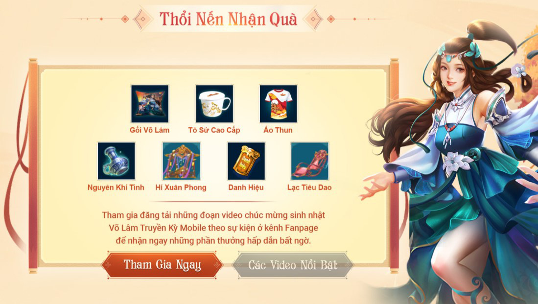 Mừng sinh nhật 5 tuổi, Võ Lâm Truyền Kỳ Mobile tổ chức sự kiện thổi nến online - Ảnh 3.