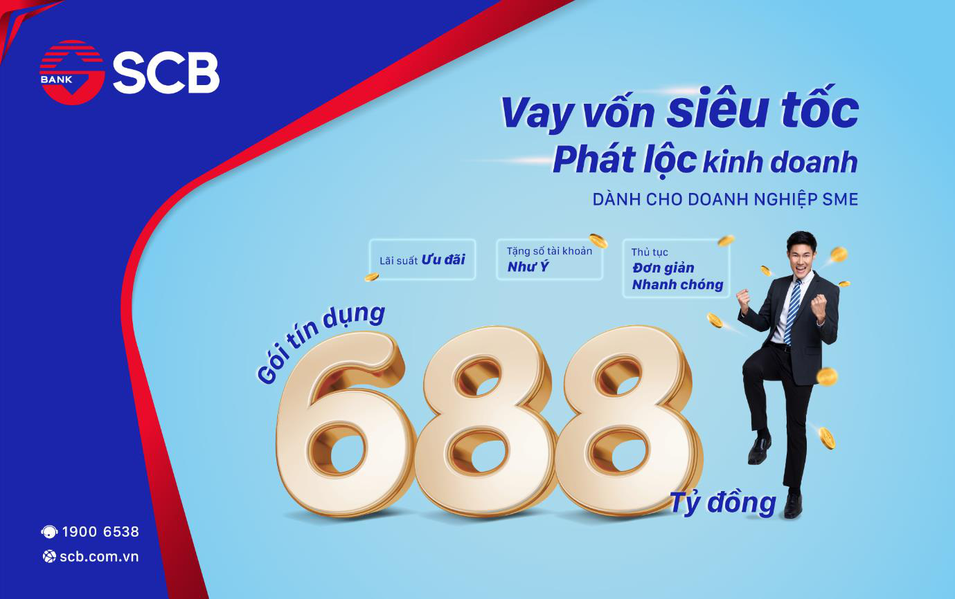 SCB triển khai gói cho vay siêu tốc dành cho doanh nghiệp SME - Ảnh 1. SCB triển khai gói cho vay siêu tốc dành cho doanh nghiệp SME - Ảnh 1.