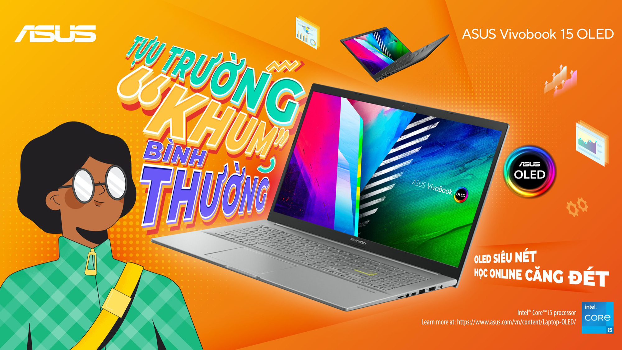 Tựu trường “Khum” bình thường cùng ASUS Vivobook 15 OLED - Ảnh 4.