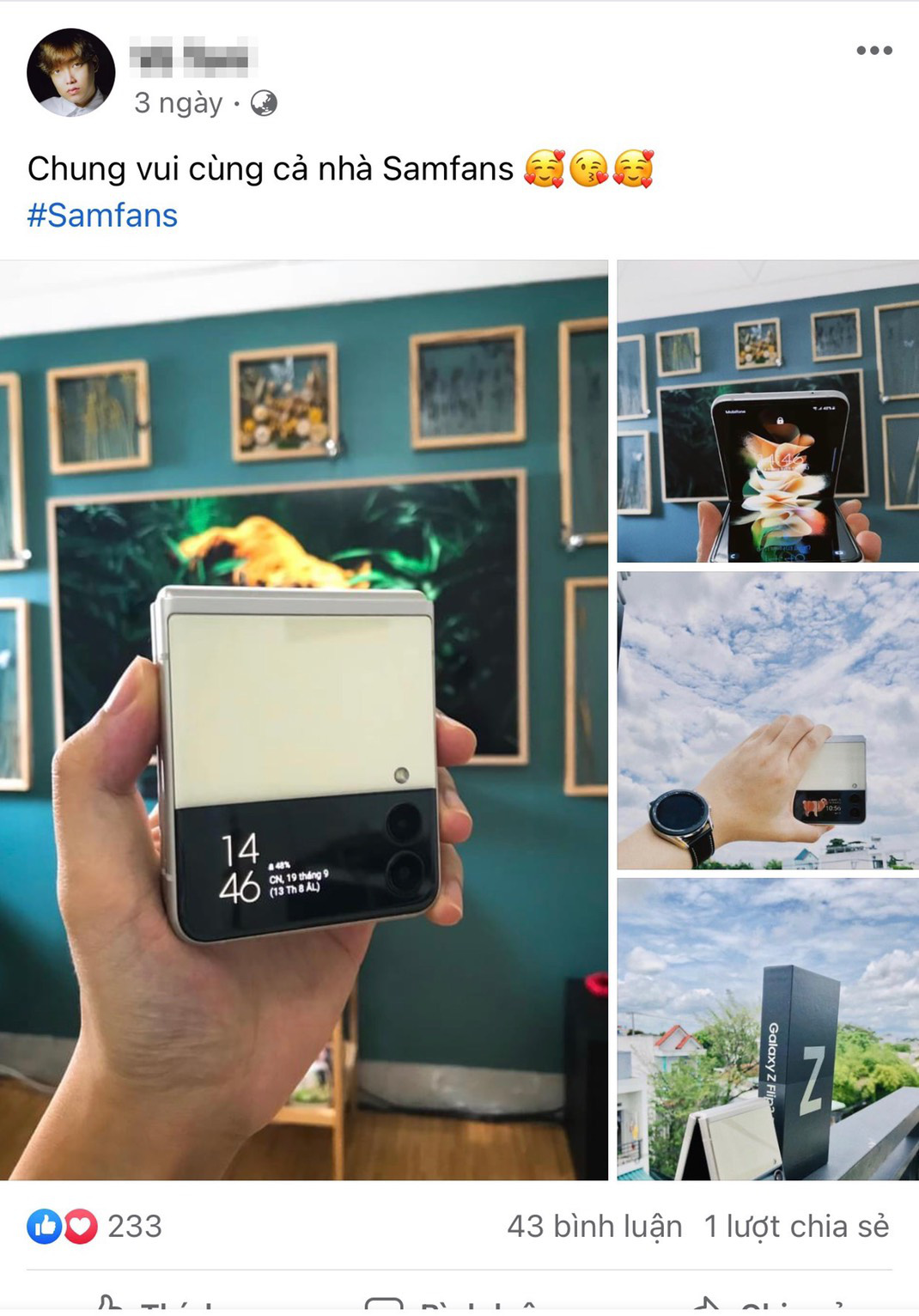 Quay xe về Galaxy Z Flip3, “Phê chữ ê kéo dài” nên máy trong tay phải khoe ngay cho nóng - Ảnh 4. Quay xe về Galaxy Z Flip3, “Phê chữ ê kéo dài” nên máy trong tay phải khoe ngay cho nóng - Ảnh 4.