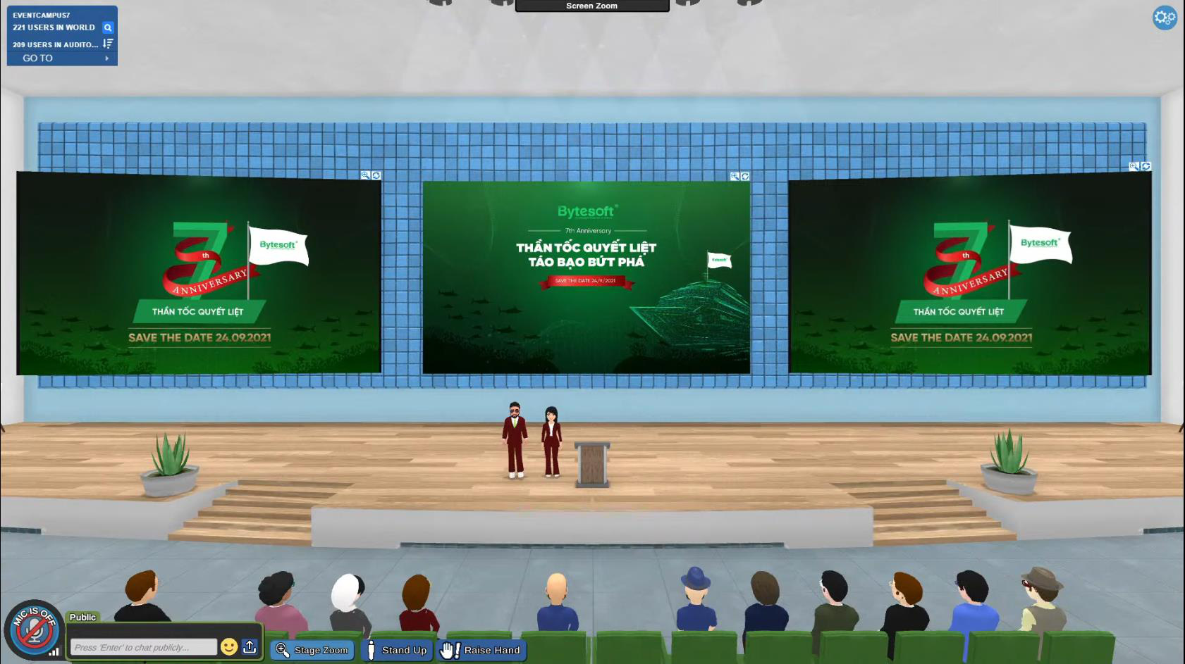 Bytesoft Việt Nam ứng dụng Metaverse vào tổ chức sự kiện