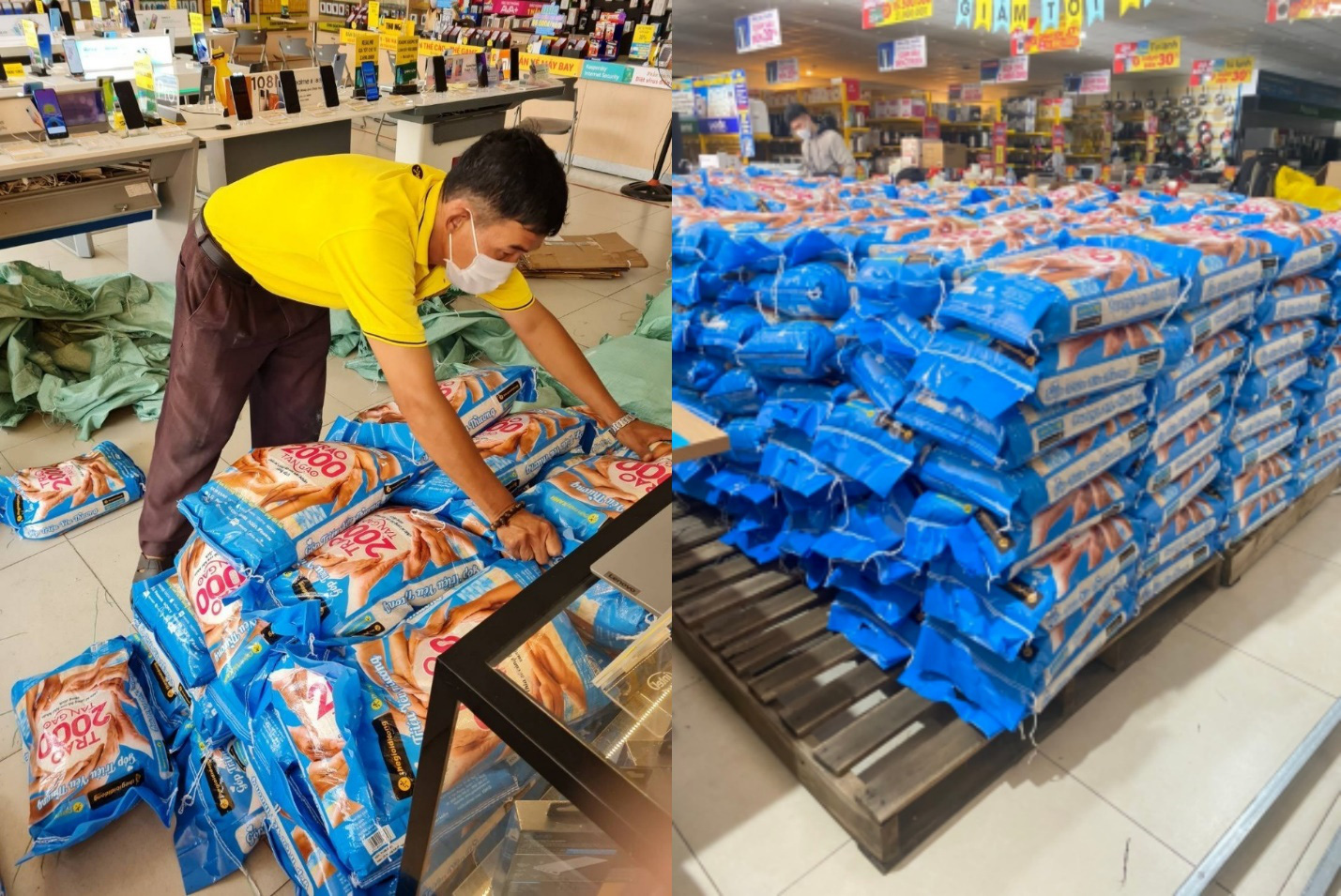 Nhân viên Thế Giới Di Động và Điện Máy Xanh háo hức với chương trình thiện nguyện trao 2000 tấn gạo - Ảnh 2. Nhân viên Thế Giới Di Động và Điện Máy Xanh háo hức với chương trình thiện nguyện trao 2000 tấn gạo - Ảnh 2.