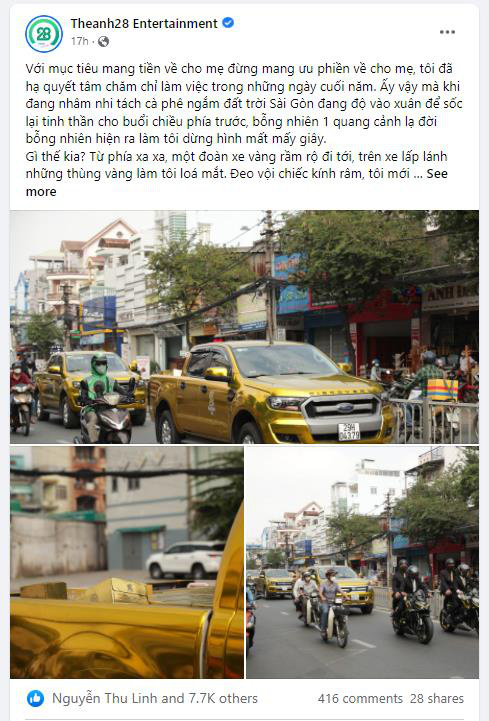 Cư dân mạng rần rần với biệt đội xe chở “gold” trên đường phố Sài Gòn - Ảnh 3.