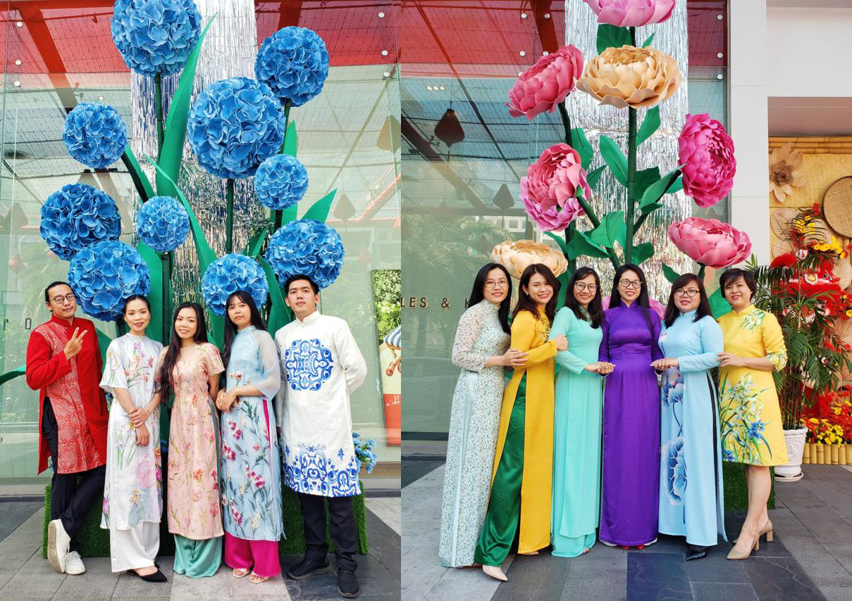 Khám phá vườn hoa xuân khổng lồ tại Vạn Hạnh Mall - Ảnh 2. Khám phá vườn hoa xuân khổng lồ tại Vạn Hạnh Mall - Ảnh 2.