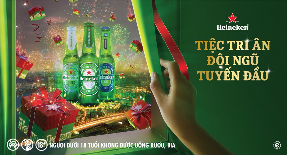 Heineken mang mùa lễ hội kỳ diệu đến đội ngũ tuyến đầu - Ảnh 1.