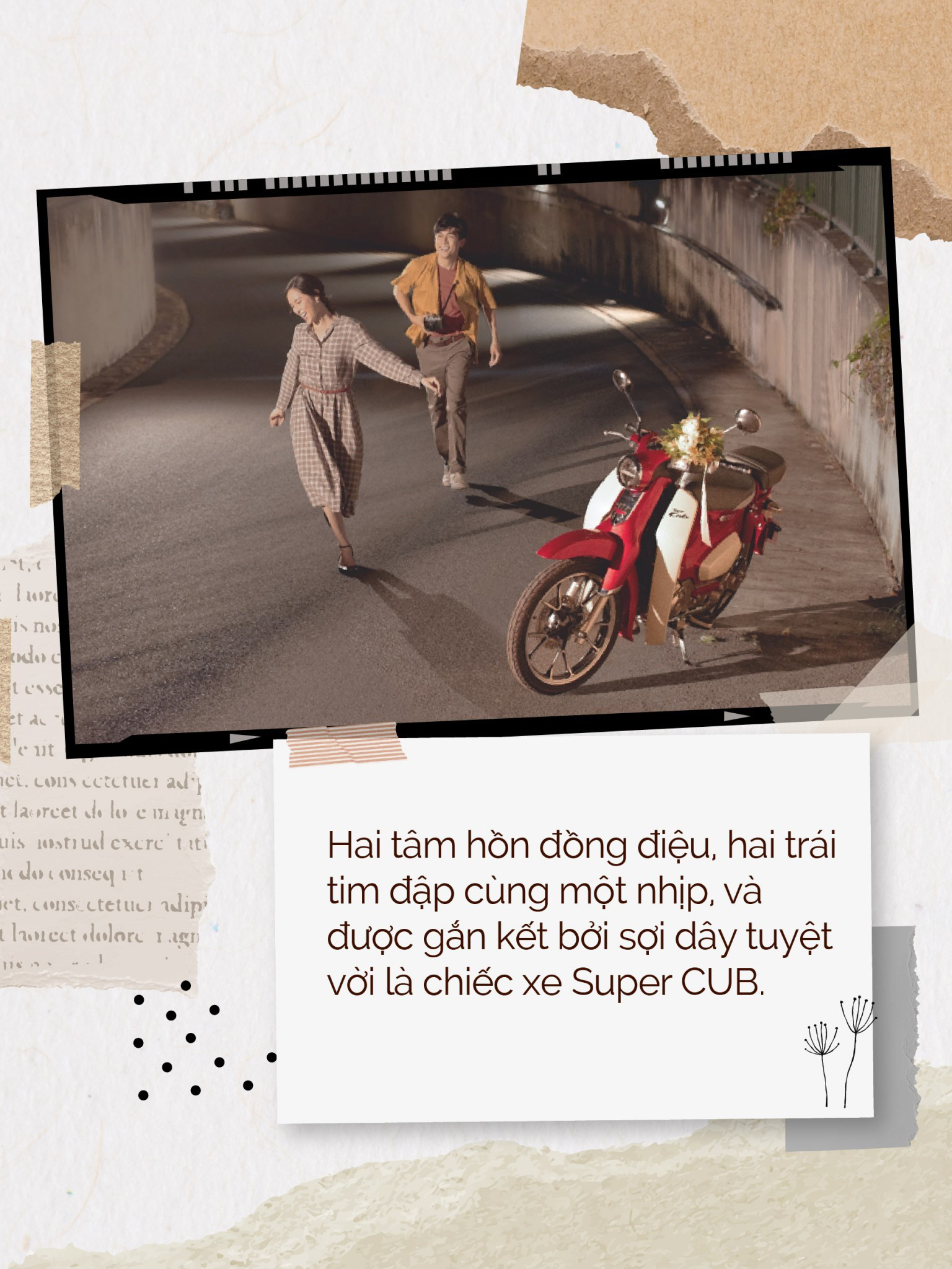 Ngắm bộ ảnh Super Cub cực nên thơ giữa lòng Sài Gòn cùng Lu Đỗ & Linh Phạm - Ảnh 5.