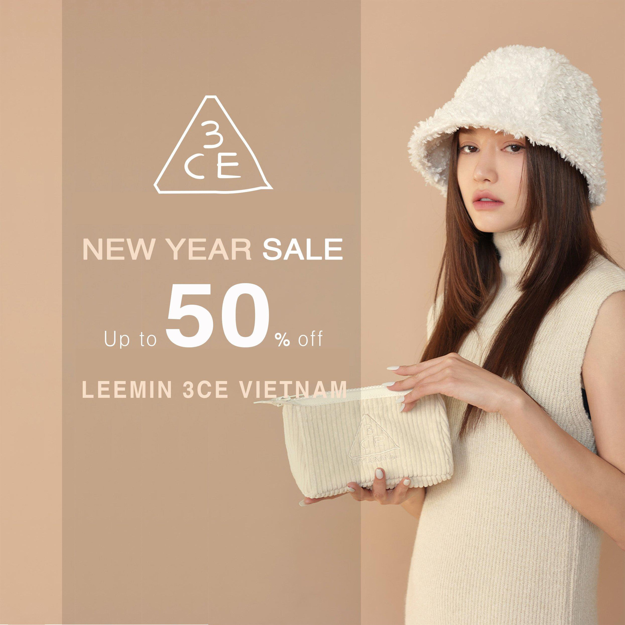 Leemin 3CE VietNam - Chào năm mới rực rỡ với chương trình ưu đãi không thể khủng hơn - Ảnh 2.