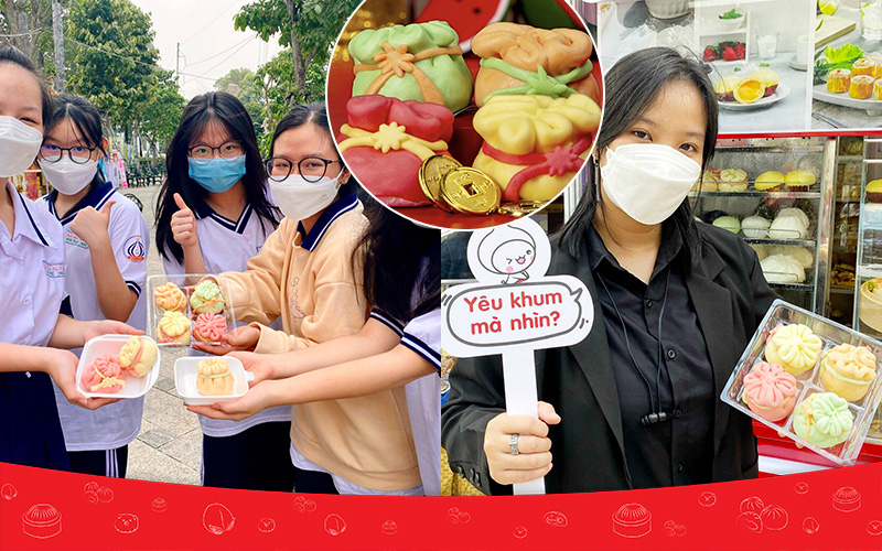 Giới trẻ thi nhau check-in với Bánh Bao Túi Tiền của Thọ Phát Food đang hot mùa Tết 2022 - Ảnh 1.