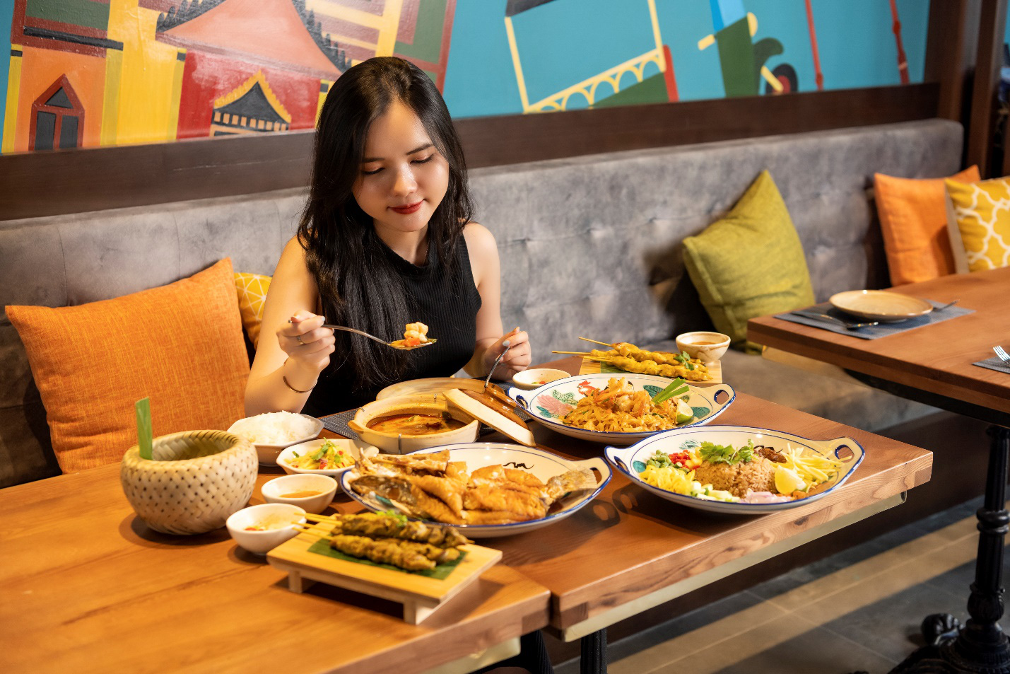 Thưởng thức ẩm thực quốc tế giữa không gian tết cổ truyền tại Novaland Gallery - Ảnh 3. Thưởng thức ẩm thực quốc tế giữa không gian tết cổ truyền tại Novaland Gallery - Ảnh 3.