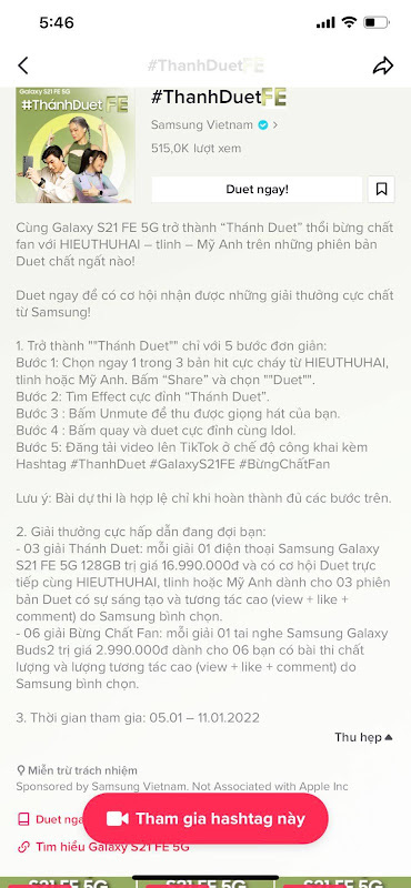 Idols đã hát và hội fandom “ra tay”, #ThanhDuetFE Challenge đã khởi động cực hăng với quà khủng từ Samsung - Ảnh 4.