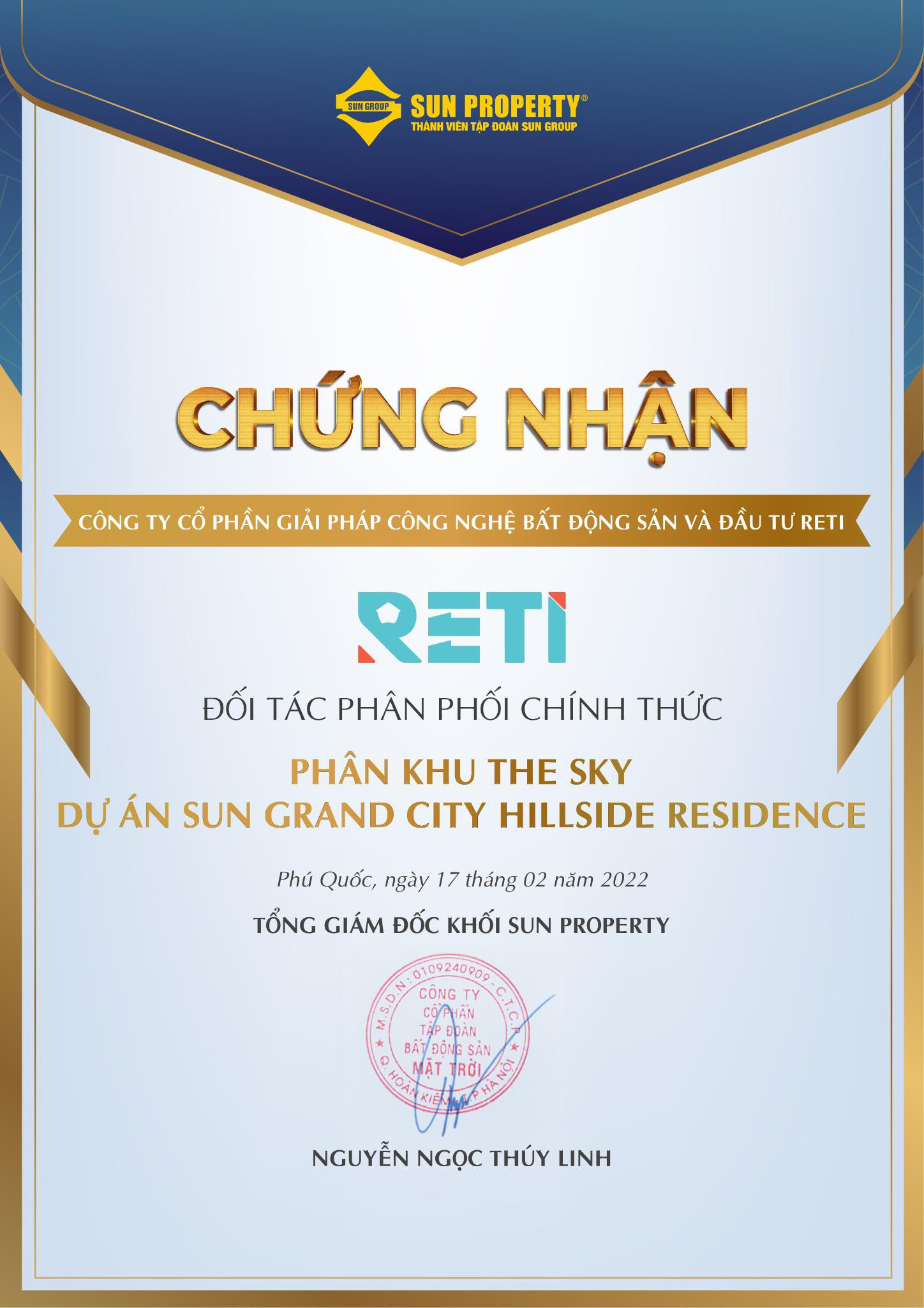 RETI phân phối chính thức phân khu The Sky - Sun Grand City Hillside Residence - Ảnh 1.