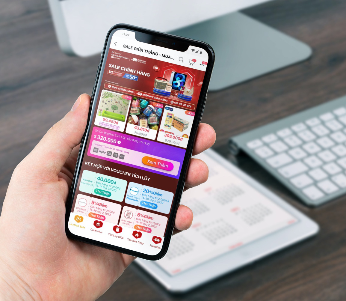 LazMall sale chính hãng hàng tháng: Lợi ích nào cho thương hiệu và người dùng? - Ảnh 2. LazMall sale chính hãng hàng tháng: Lợi ích nào cho thương hiệu và người dùng? - Ảnh 2.