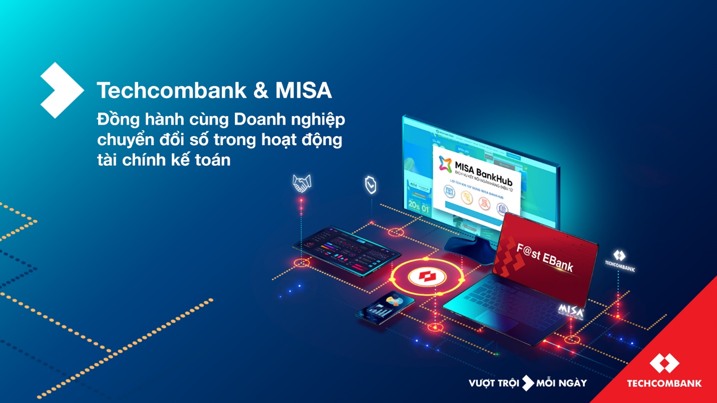 Techcombank hợp tác MISA đồng hành cùng doanh nghiệp chuyển đổi số - Ảnh 1. Techcombank hợp tác MISA đồng hành cùng doanh nghiệp chuyển đổi số - Ảnh 1.