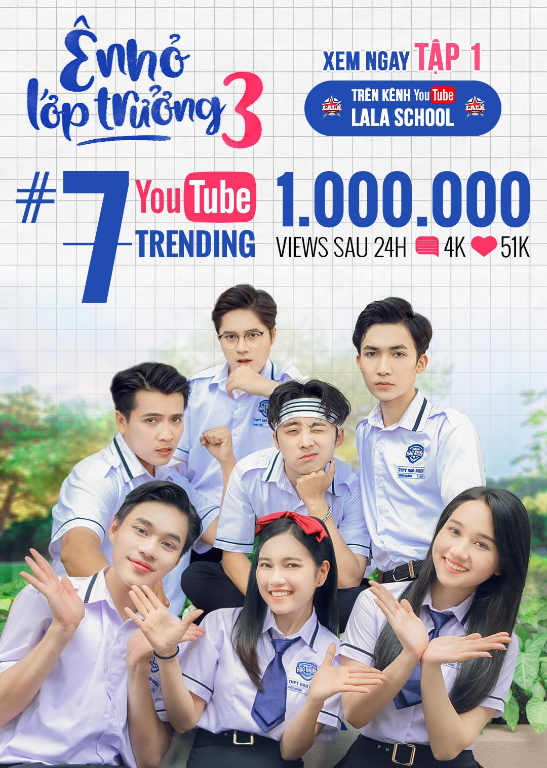 Trúc Anh tái xuất trong phần 3 của series phim sitcom “Ê Nhỏ Lớp Trưởng” - Ảnh 2. Trúc Anh tái xuất trong phần 3 của series phim sitcom “Ê Nhỏ Lớp Trưởng” - Ảnh 2.