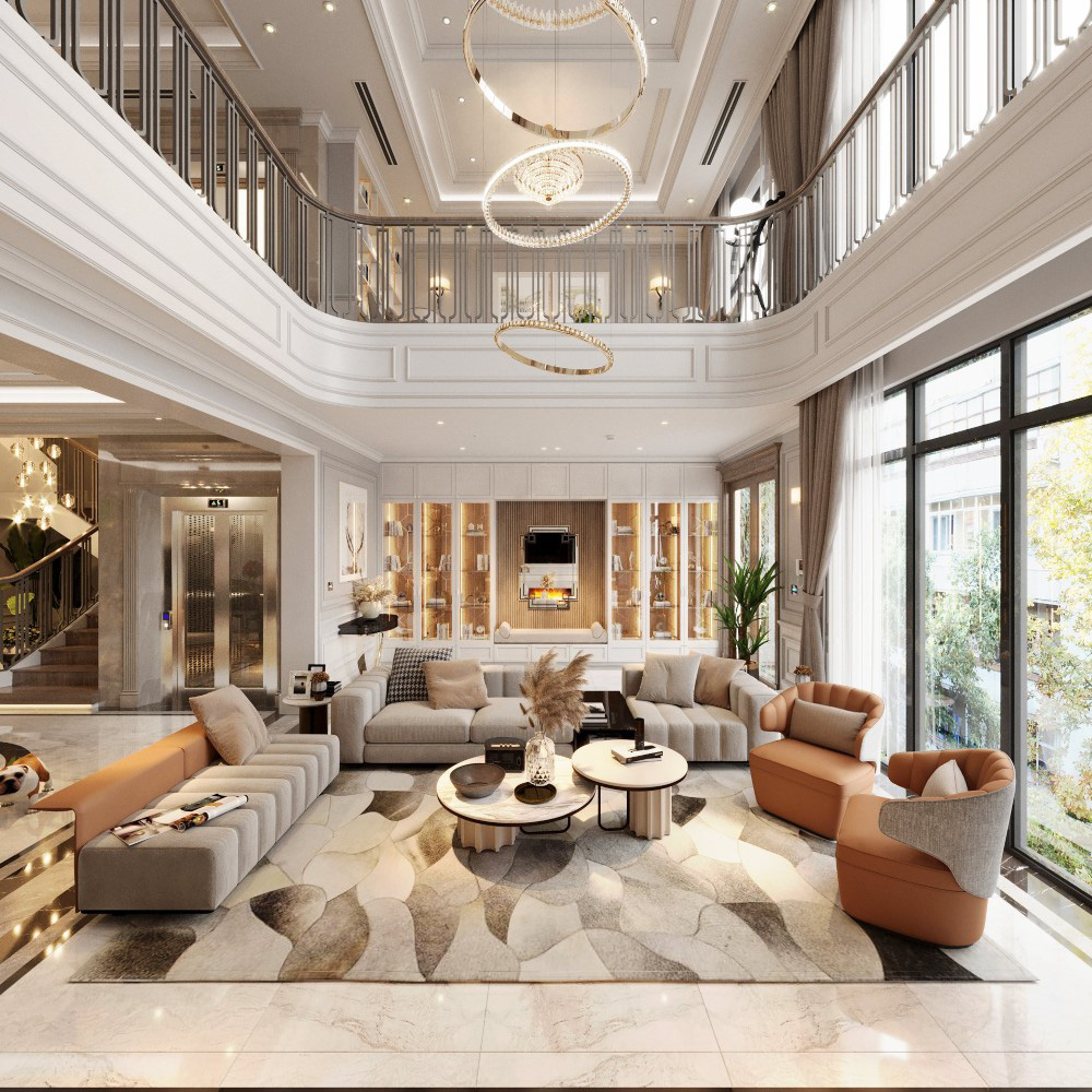 Công ty thiết kế thi công nội thất biệt thự uy tín - Morehome