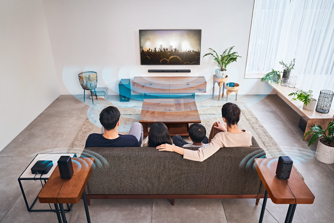 HT-S40R hệ thống loa 5.1 hoàn hảo cho giải trí tại gia với âm thanh vòm mạnh mẽ và kết nối không dây - Ảnh 5.
