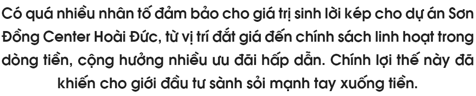 Sơn Đồng Center Hoài Đức: Điểm đến của nhà đầu tư thông minh - Ảnh 1.