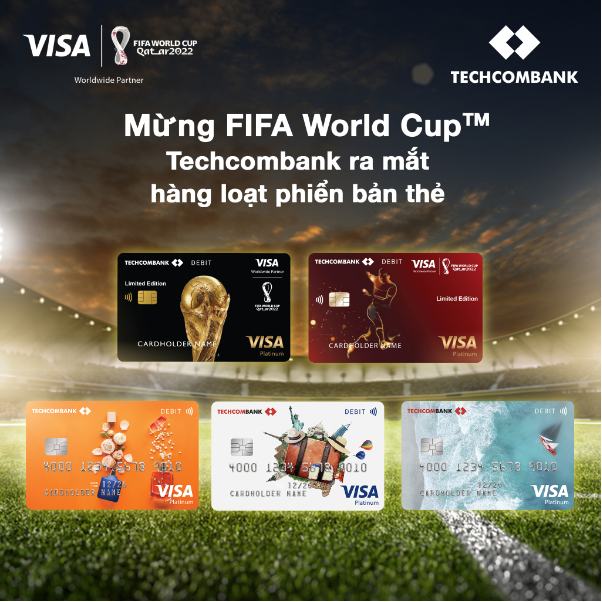 Sôi động cùng World Cup™, Techcombank ra mắt thẻ VISA phiên bản giới hạn - Ảnh 2.