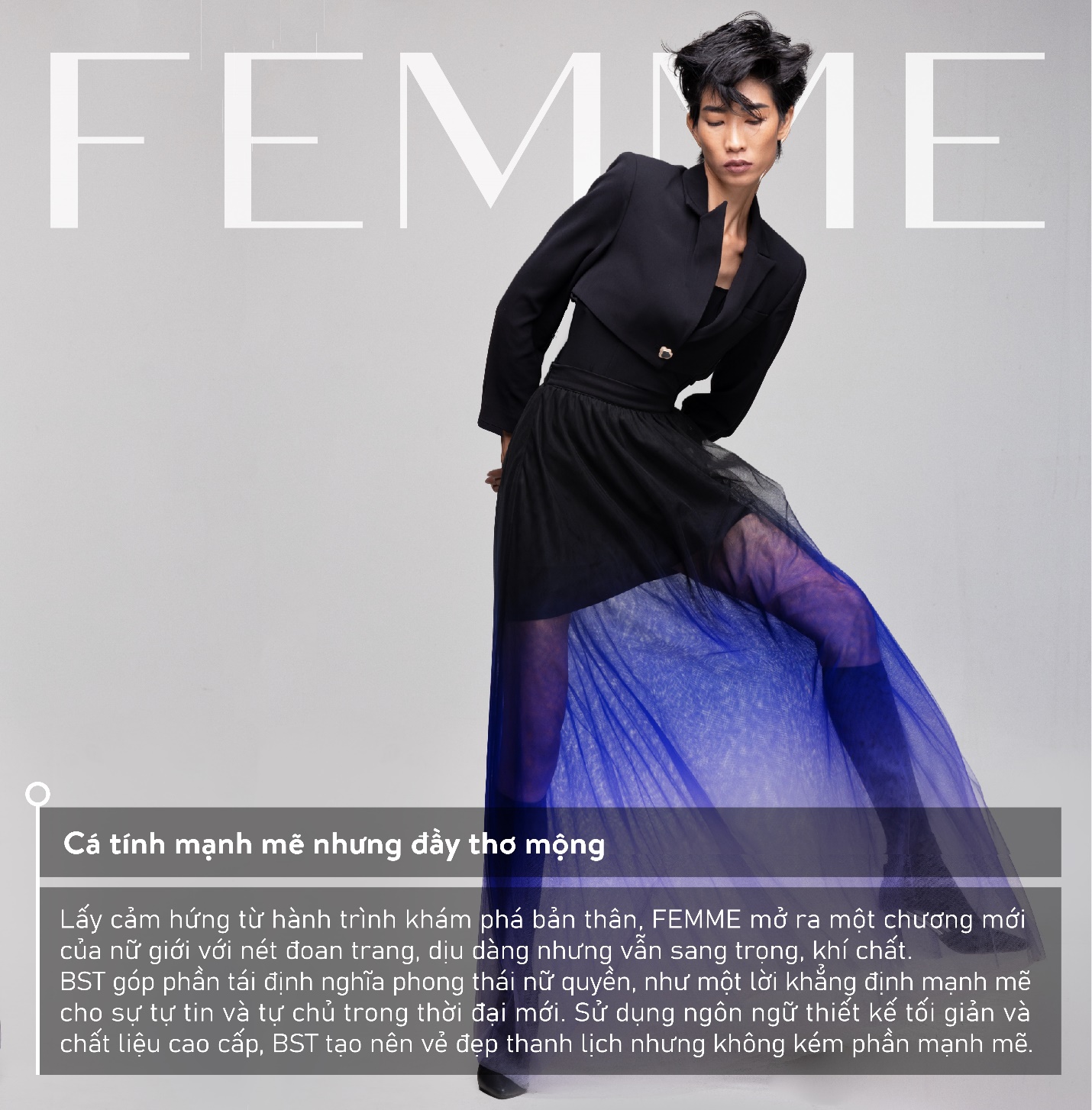 FEMME - BST đầy ấn tượng đánh dấu tuổi 15 của thương hiệu thời trang Eva de Eva - Ảnh 1.