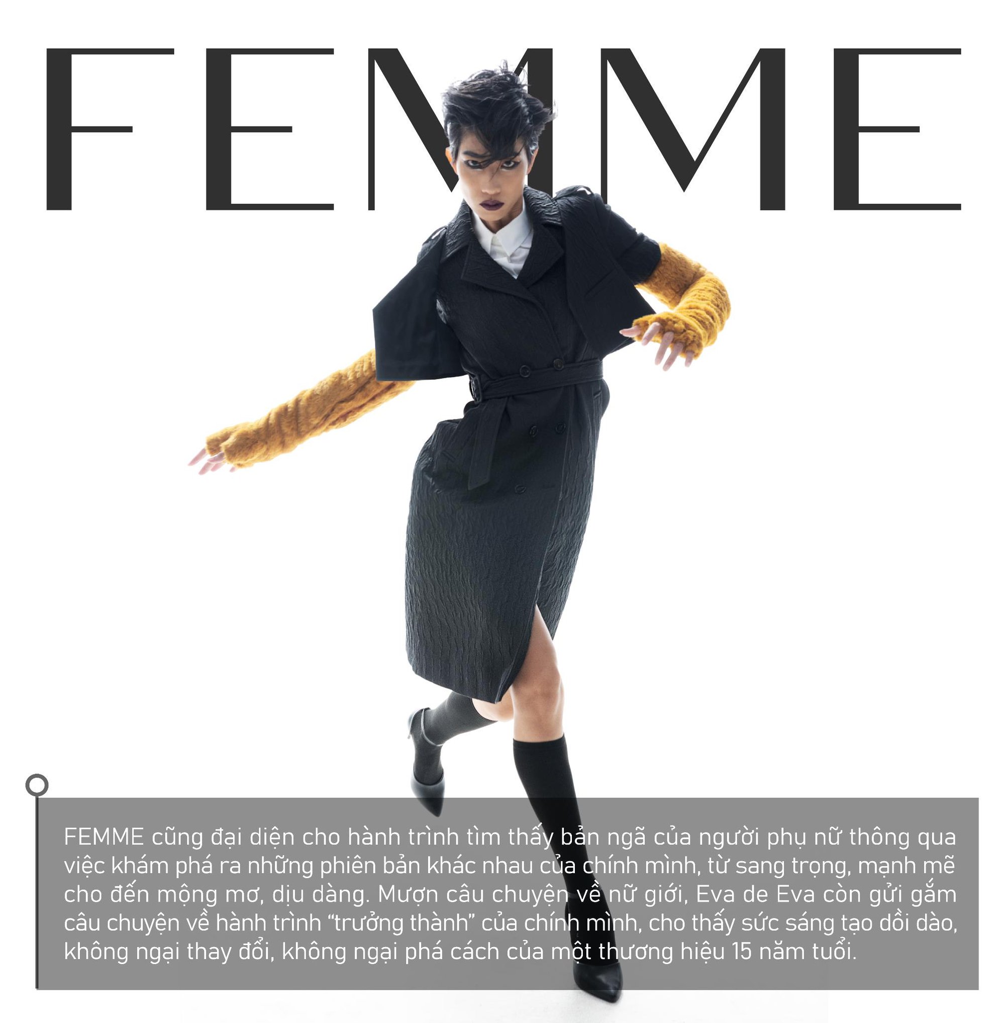 FEMME - BST đầy ấn tượng đánh dấu tuổi 15 của thương hiệu thời trang Eva de Eva - Ảnh 6.