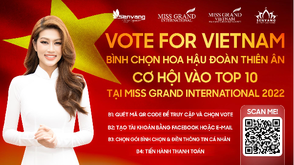 Cơ hội để Hoa hậu Thiên Ân tiến đến top 10 Miss Grand International 2022, đã đến lúc khán giả Việt thể hiện tinh thần dân tộc - Ảnh 1.