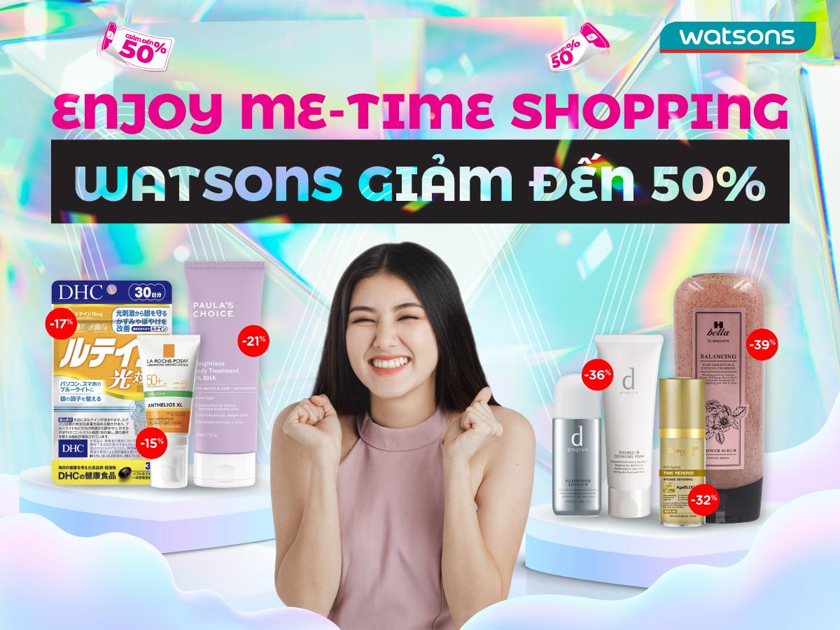 “Một nửa thế giới” tận hưởng tuần lễ 20/10 cùng Watsons: Yêu bản thân, “chiều” túi tiền - Ảnh 1.