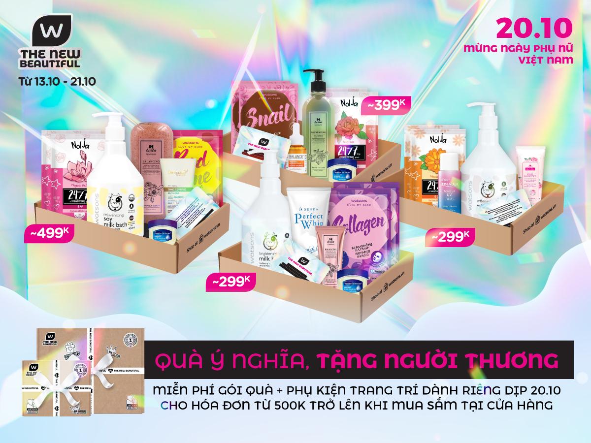 “Một nửa thế giới” tận hưởng tuần lễ 20/10 cùng Watsons: Yêu bản thân, “chiều” túi tiền - Ảnh 3.