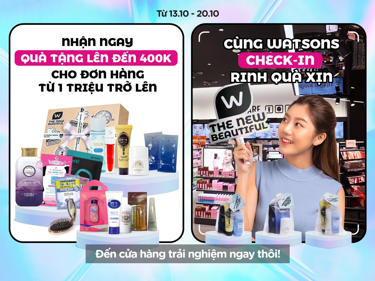 “Một nửa thế giới” tận hưởng tuần lễ 20/10 cùng Watsons: Yêu bản thân, “chiều” túi tiền - Ảnh 4.