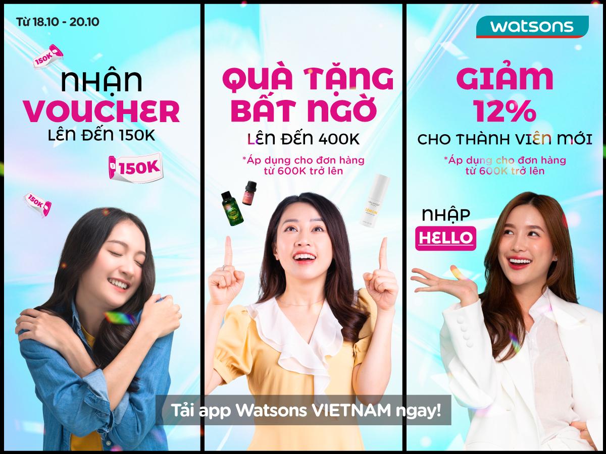 “Một nửa thế giới” tận hưởng tuần lễ 20/10 cùng Watsons: Yêu bản thân, “chiều” túi tiền - Ảnh 5.