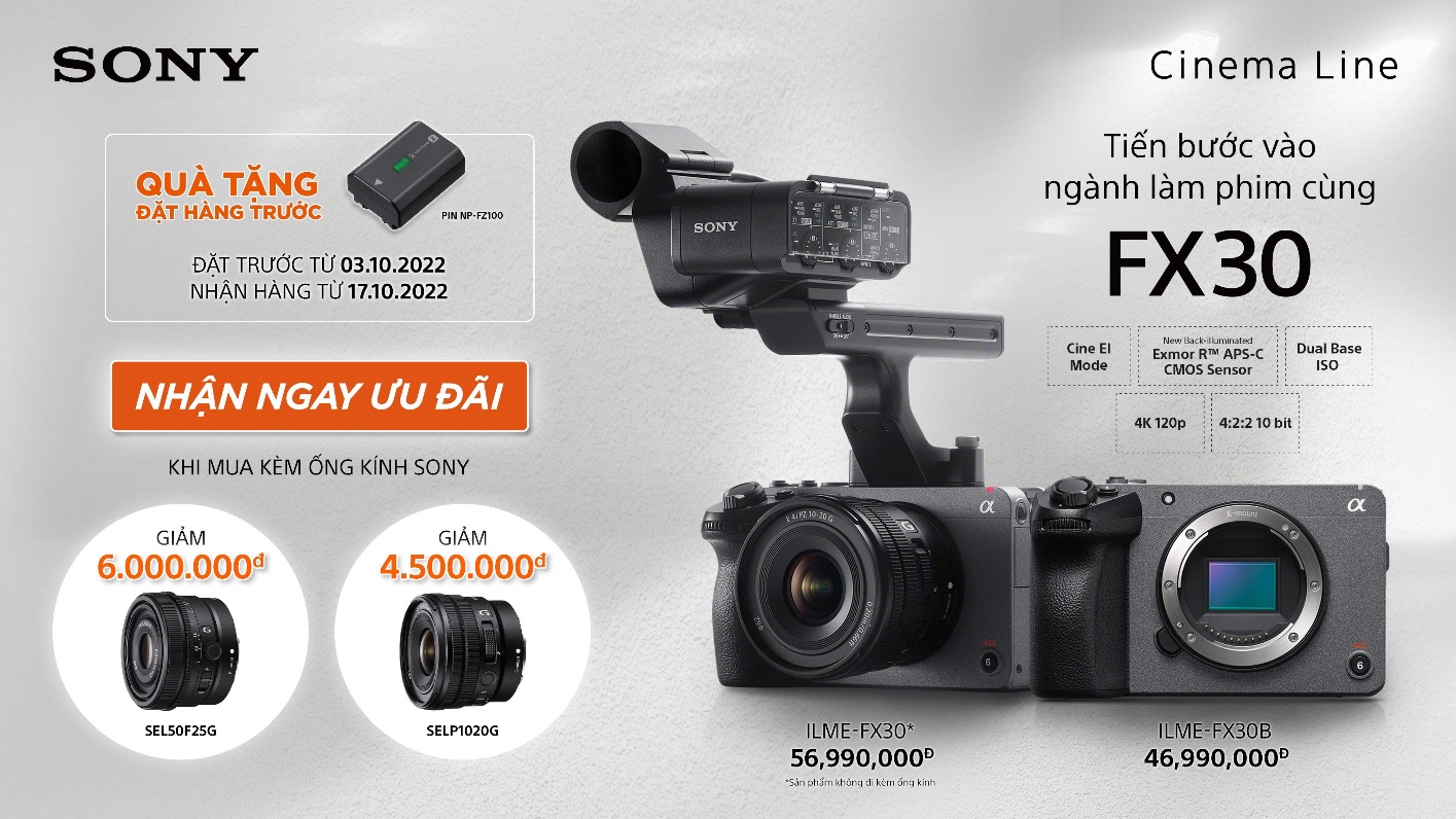 Sony mở rộng dòng sản phẩm Cinema Line với máy quay 4K Super 35 dành cho các nhà làm phim tương lai - Ảnh 5.