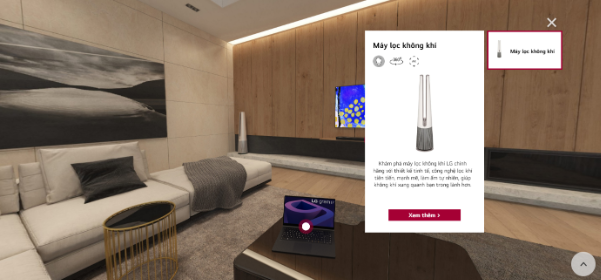 LG virtual showroom: Không gian trải nghiệm ảo độc đáo giúp định hình phong cách sống hiện đại - Ảnh 2.