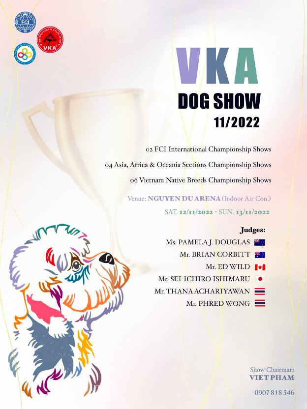 Cuộc thi chó đẹp hàng đầu Việt Nam - Vietnam Dog Show 2022 chuẩn bị khởi tranh - Ảnh 2.