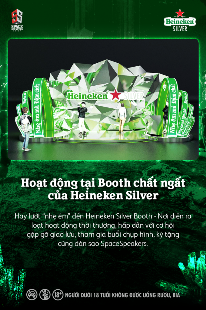 Heineken Silver đồng hành cùng SpaceSpeakers tạo nên bữa tiệc âm nhạc hoành tráng - Ảnh 3.