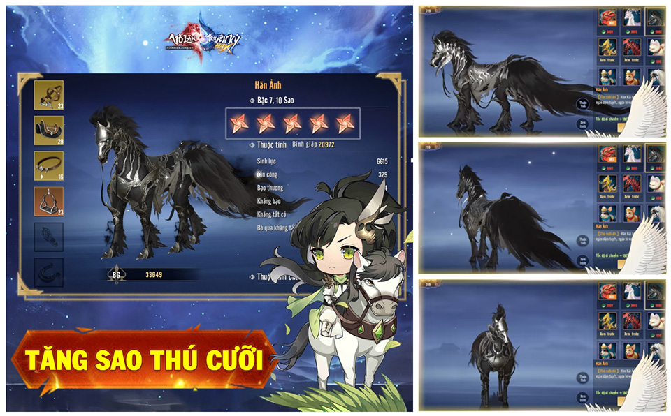 Thú cưỡi Võ Lâm Truyền Kỳ MAX siêu đẹp và đa dạng giúp game thủ tự do lựa chọn, thỏa mãn sở thích - Ảnh 4.