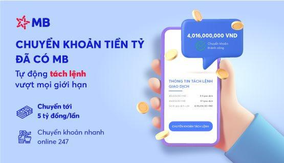 Chuyển khoản số tiền lớn nhanh chóng với tính năng &quot;Tách lệnh tự động&quot; trên App MBBank - Ảnh 4.