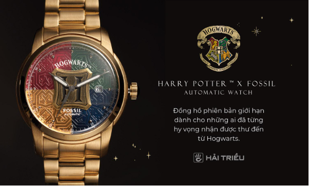 Hải Triều độc quyền mở bán BST Fossil Harry Potter Limited Edition