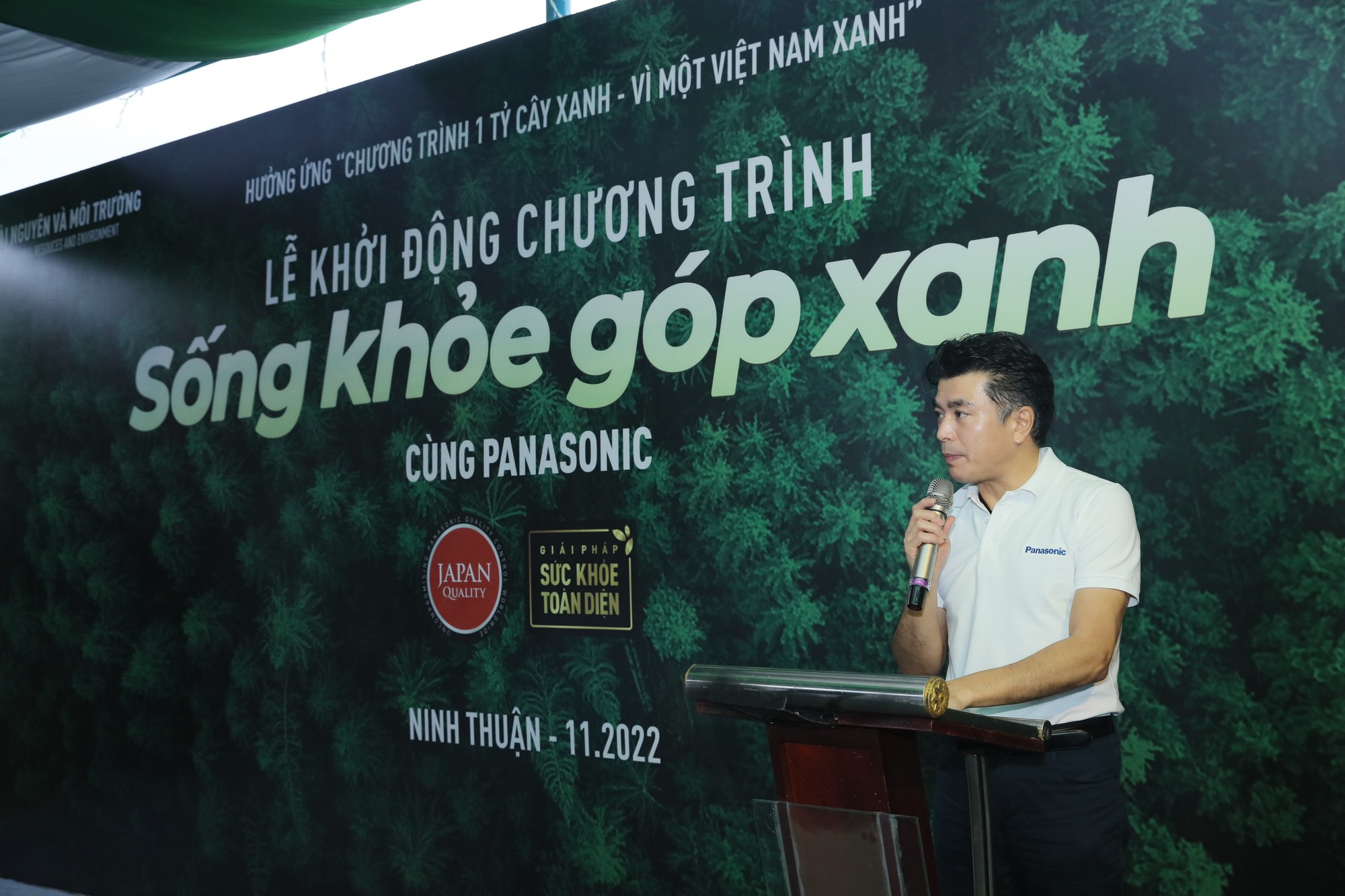 Panasonic khởi động chương trình &quot;Sống khỏe góp xanh&quot; vì một Việt Nam xanh - Ảnh 1.