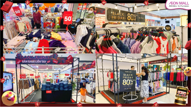 Black Friday - cơn sốt sale siêu đã tại AEON MALL Tân Phú Celadon - Ảnh 2.
