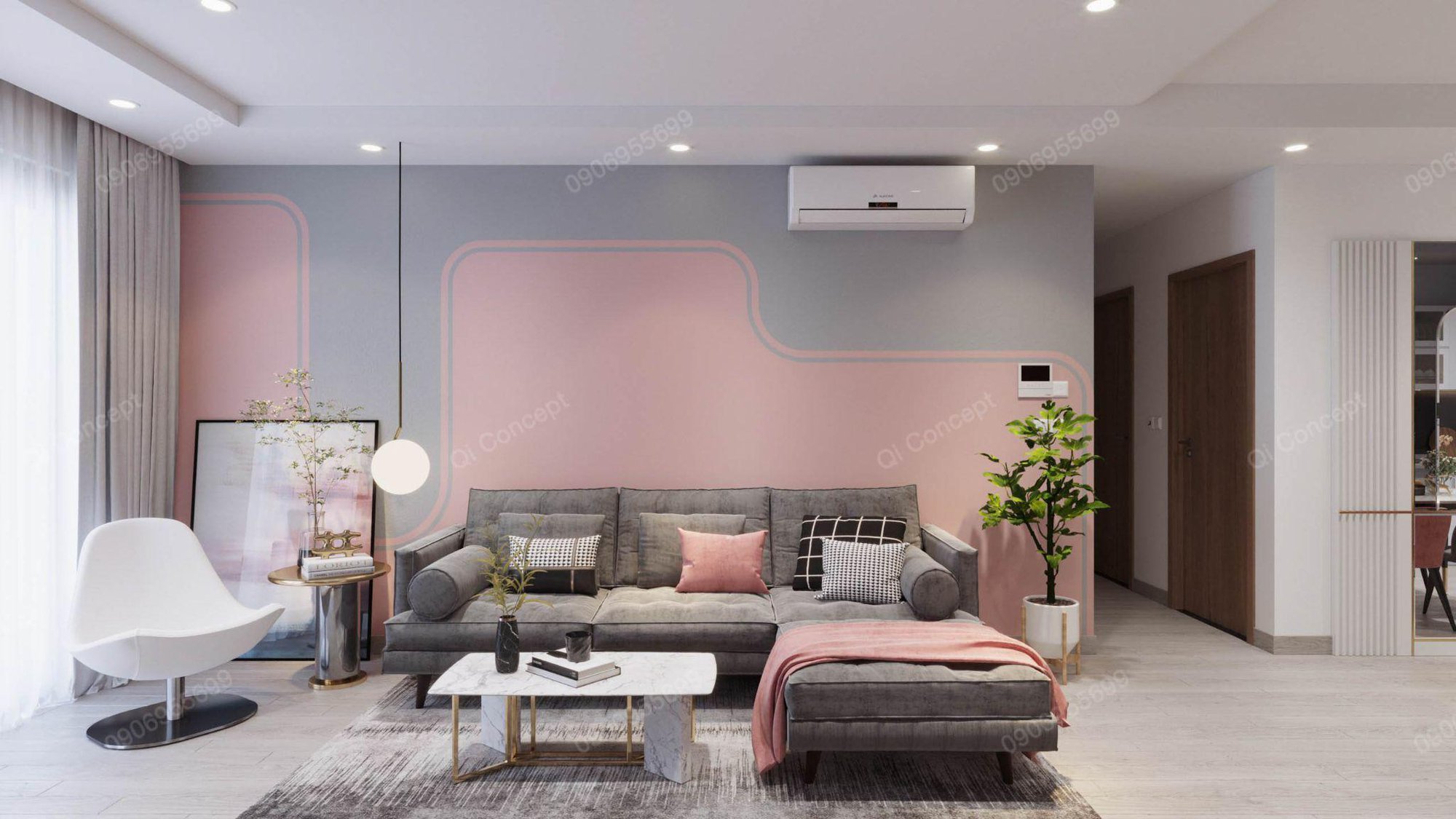 Luồng gió mới từ phong cách nội thất Color Block - Ảnh 1.