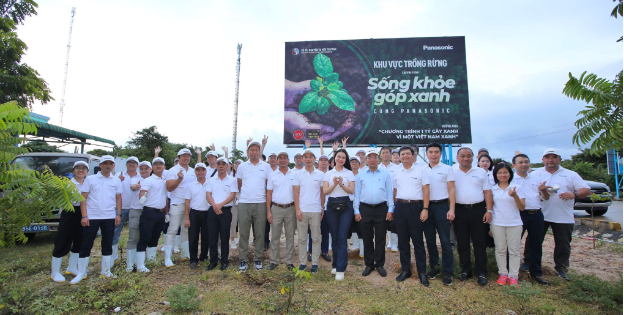 Panasonic khởi động chương trình trồng rừng Sống khỏe góp xanh chung sức trồng 1 tỷ cây xanh - vì một Việt Nam xanh - Ảnh 1.