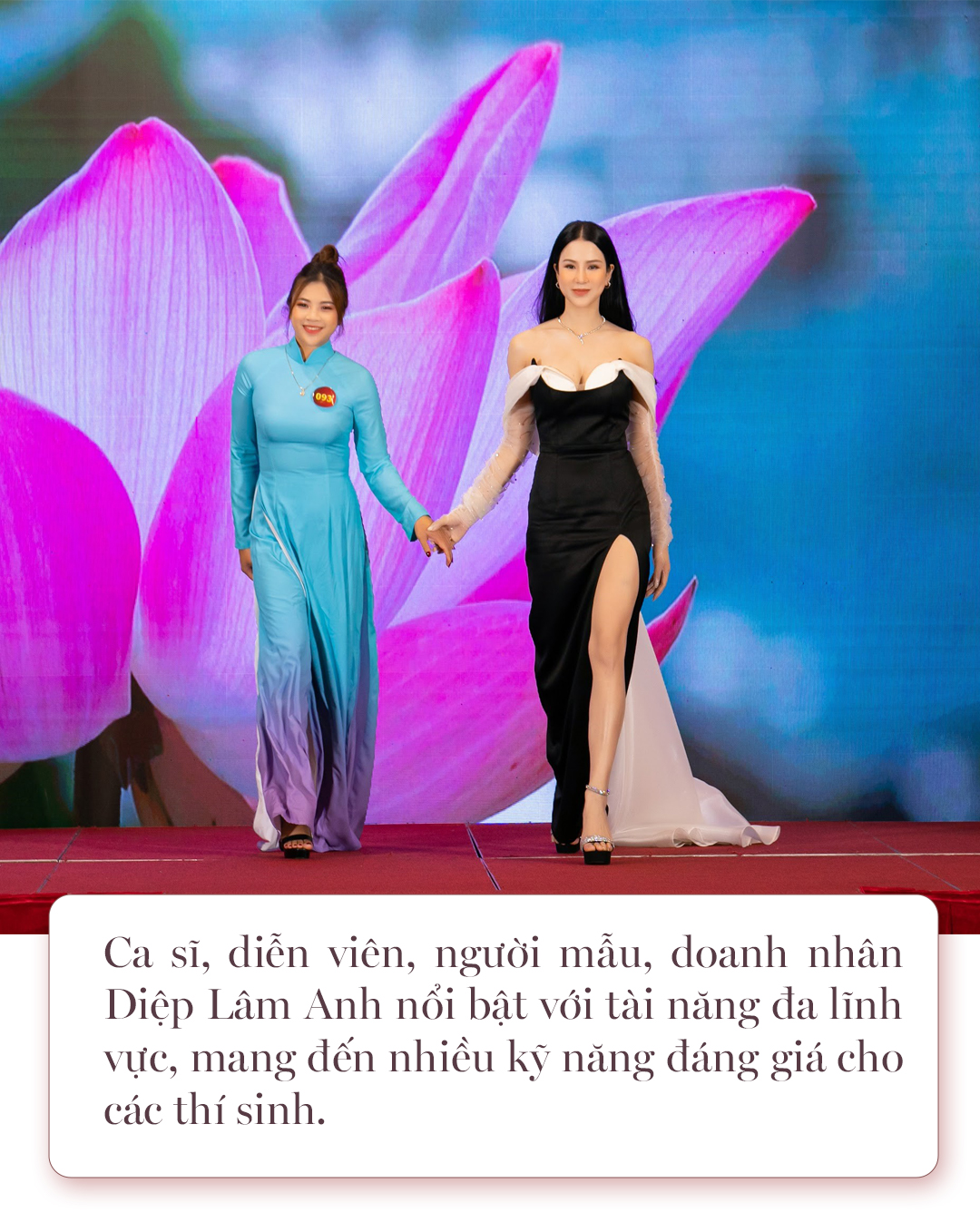 Diệp Lâm Anh đọ sắc cùng Hoàng Thùy và Lâm Khánh Chi tại cuộc thi Hoa hậu Quý bà Việt Nam 2022 - Ảnh 3.